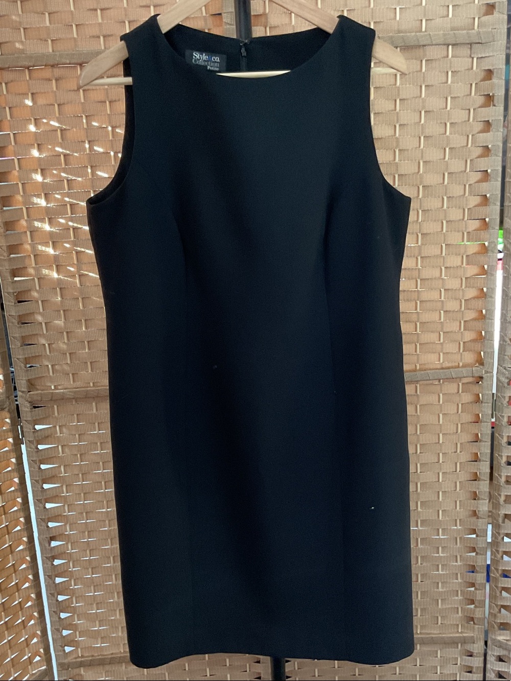 Style & Co. Black Sleeveless Midi Black Dress